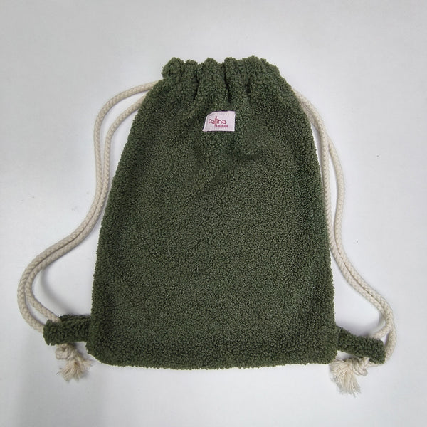 Σακίδιο λούτρινο χακί