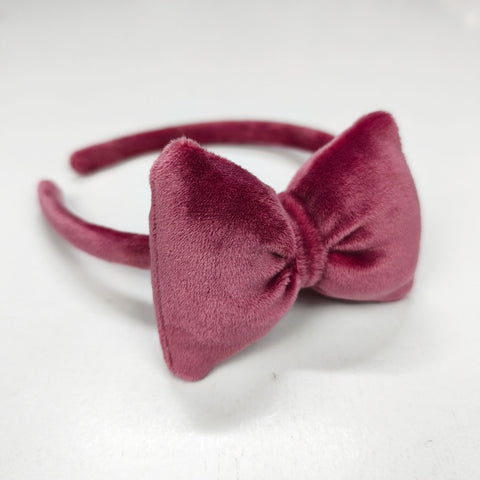 Στέκα ντυμένη βελουτέ φιογκάκι βατόμουρο