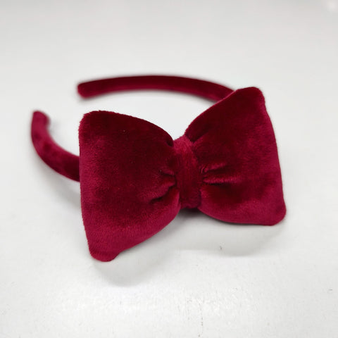 Στέκα ντυμένη βελουτέ κόκκινη