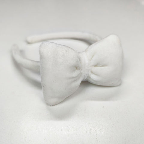 Στέκα ντυμένη βελουτέ εκρού