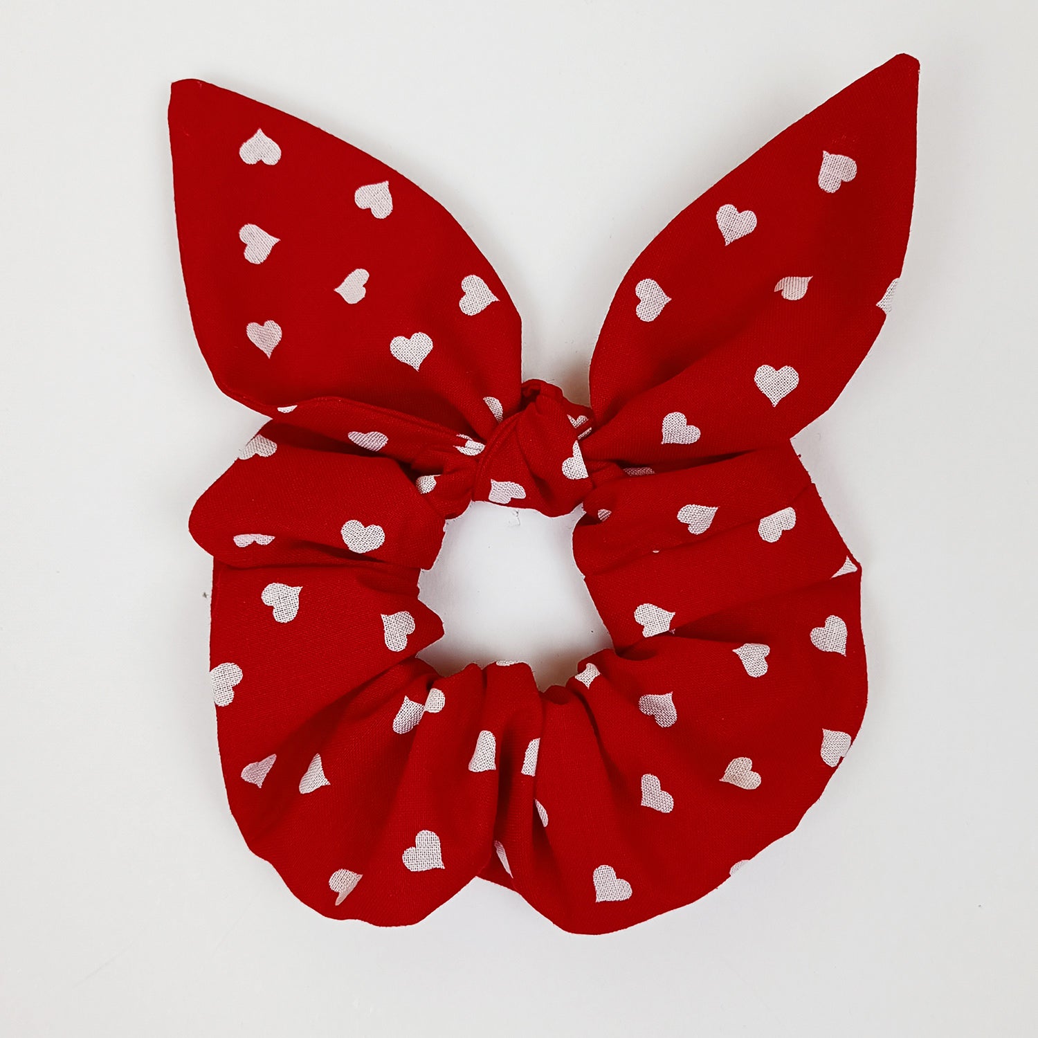 Παιδικό scrunchie Red hearts