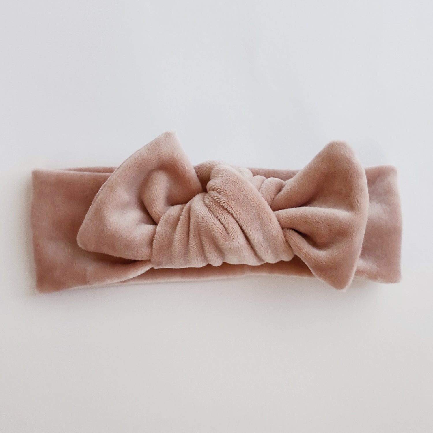 Κορδέλα βρεφική βελουτέ πούδρα